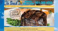 Desktop Screenshot of beachsportsgrill.com