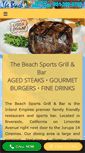 Mobile Screenshot of beachsportsgrill.com
